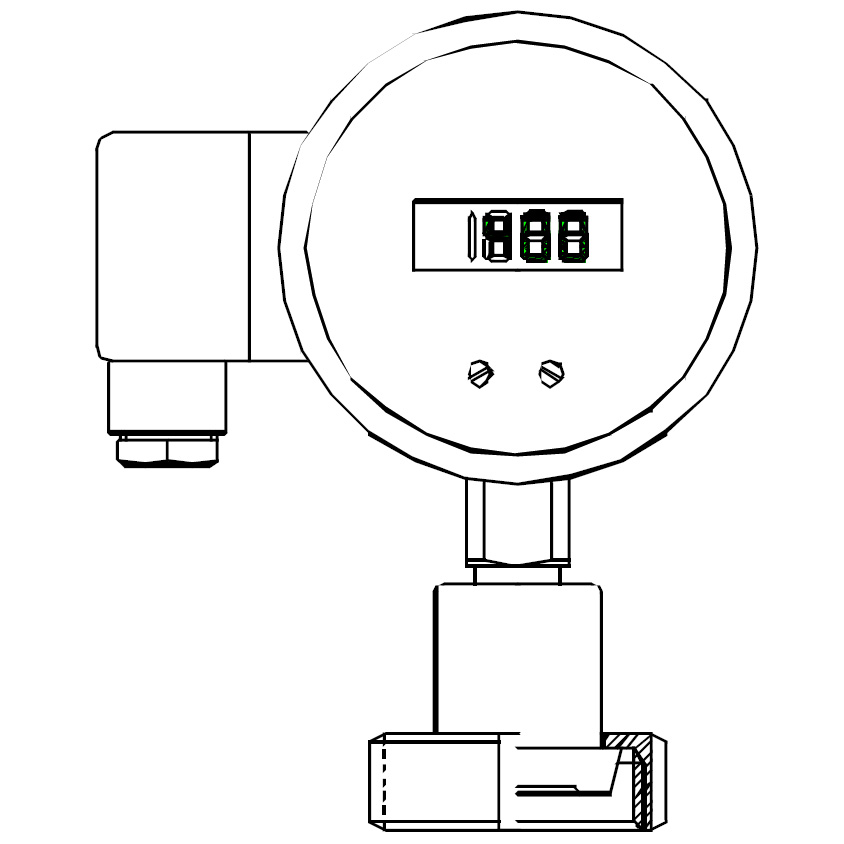 PEQ sanitary digital manometers